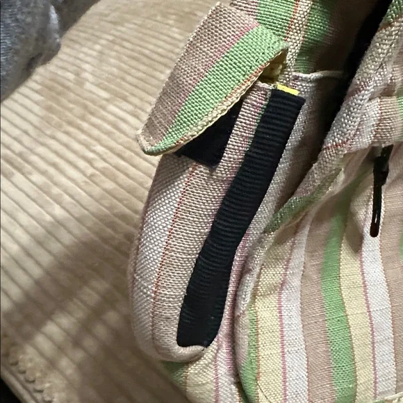 KAVU Cotton Canvas Crossbody Purse Bag Striped - Picture 3 of 6